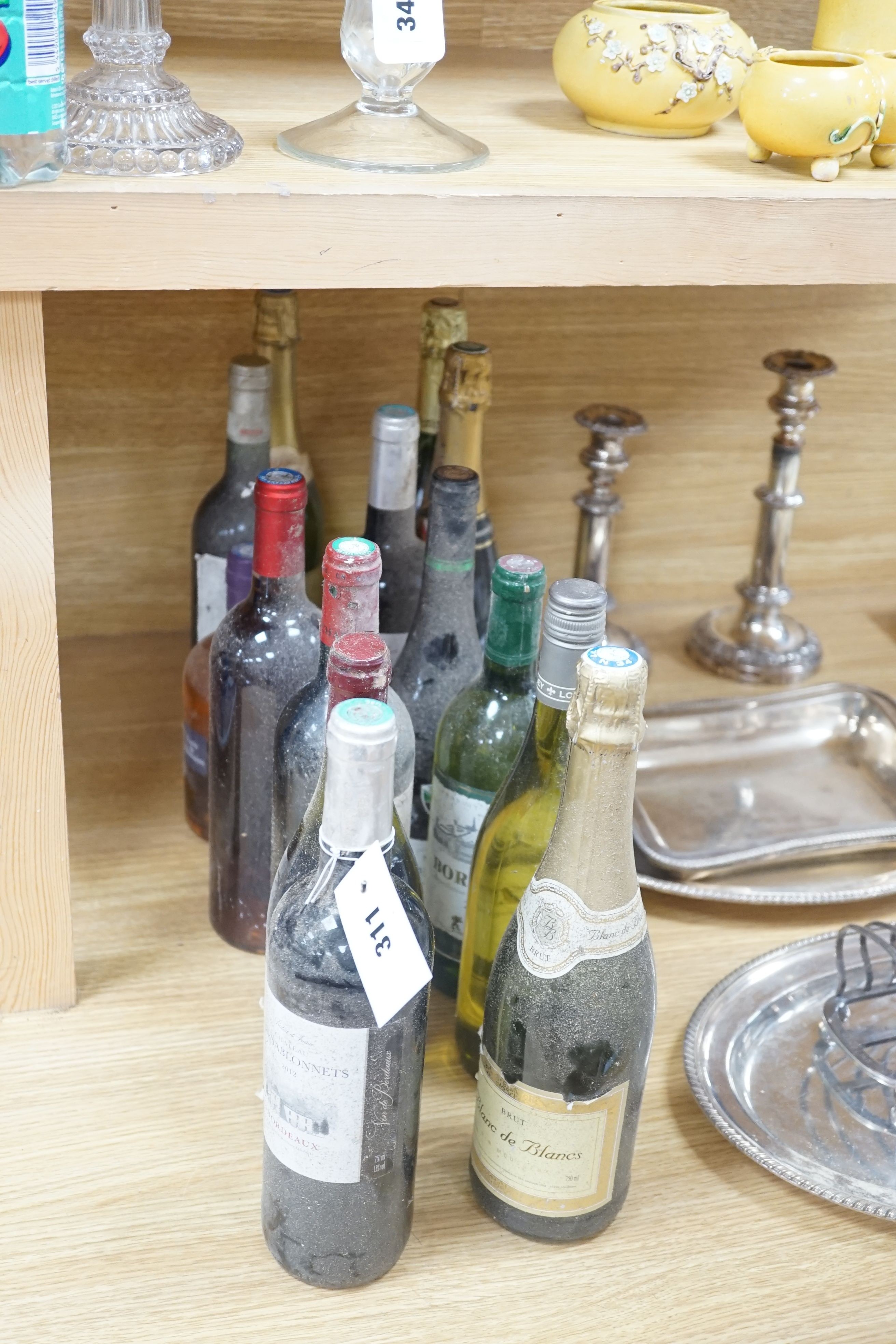 14 assorted wines